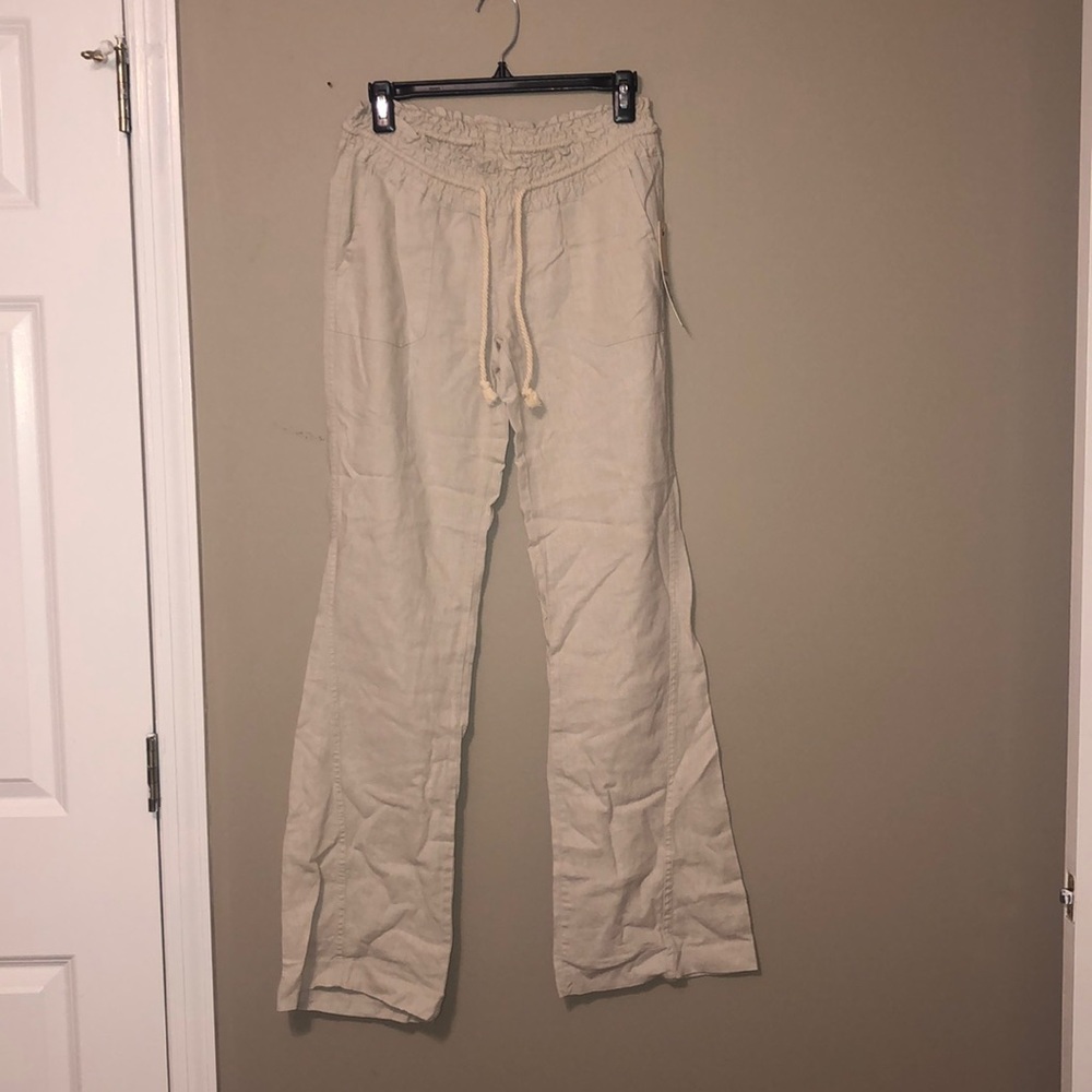 ROXY linen pants